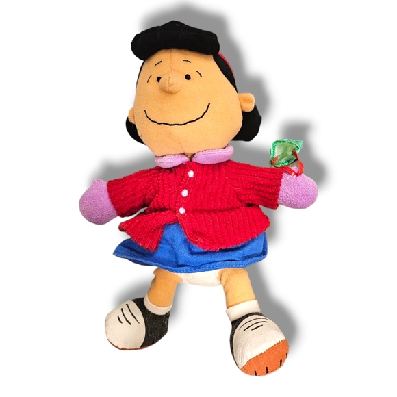 2010 Hallmark Charlie Brown Christmas Lucy Plush Winter Snow Stuffed Animal Toy - Picture 10 of 12